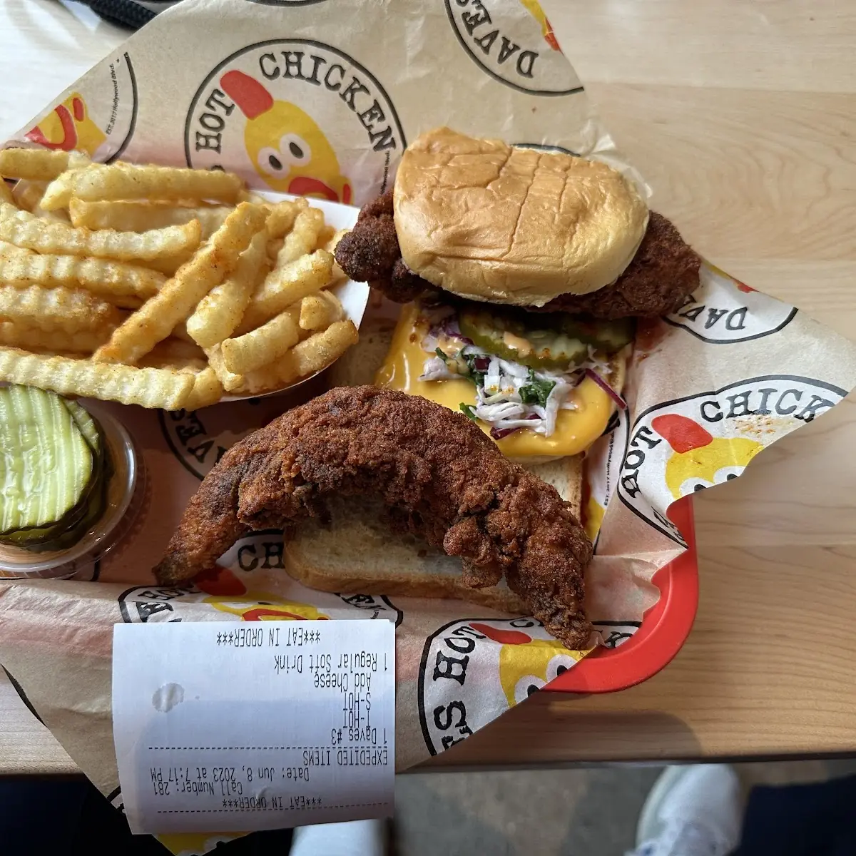 Chicken Sandwich and Tender Combo