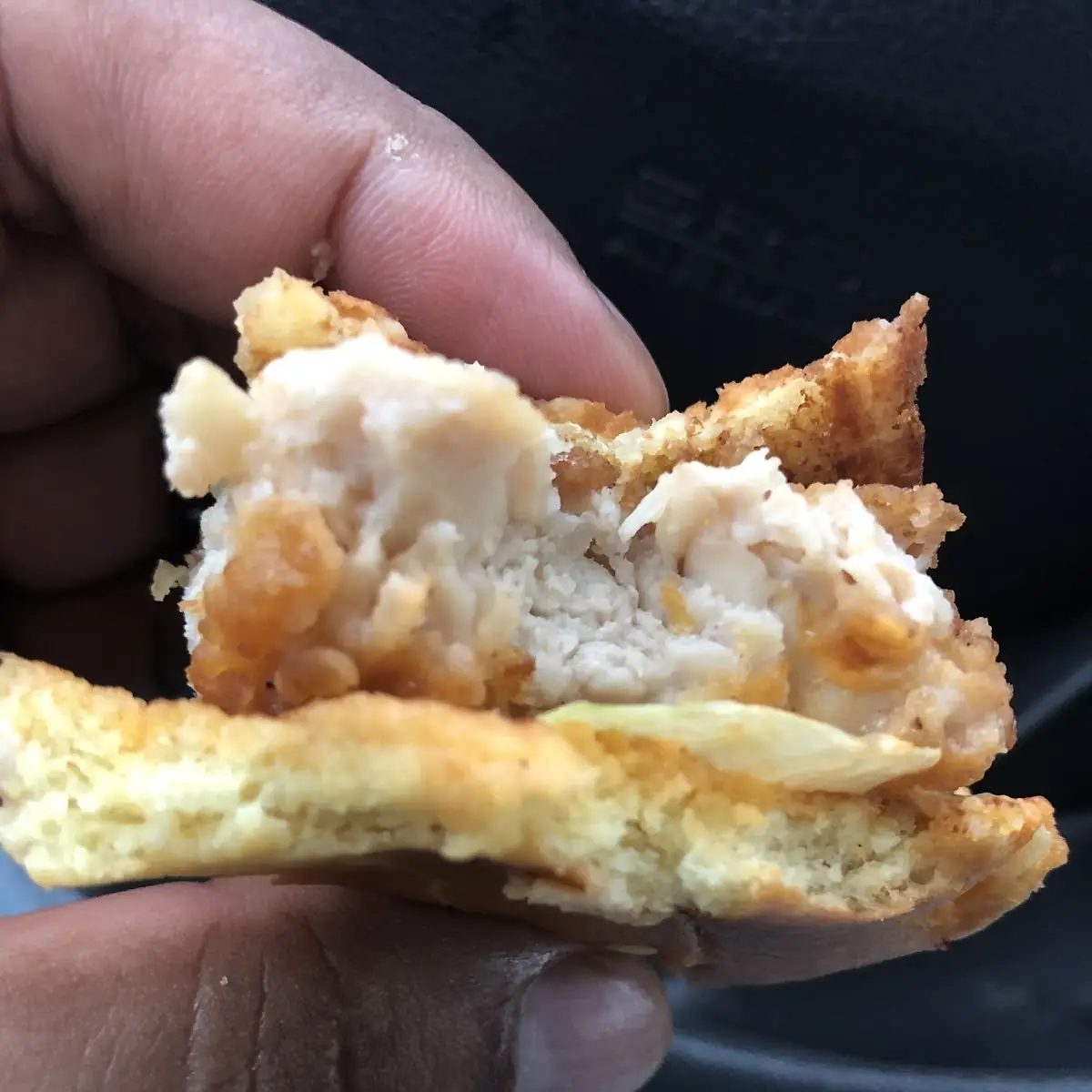 Raw Chicken Sandwich