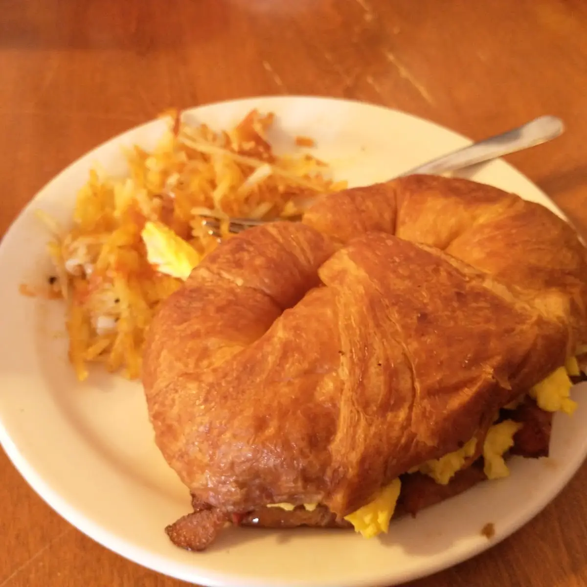 Bacon Egg Cheese Croissant