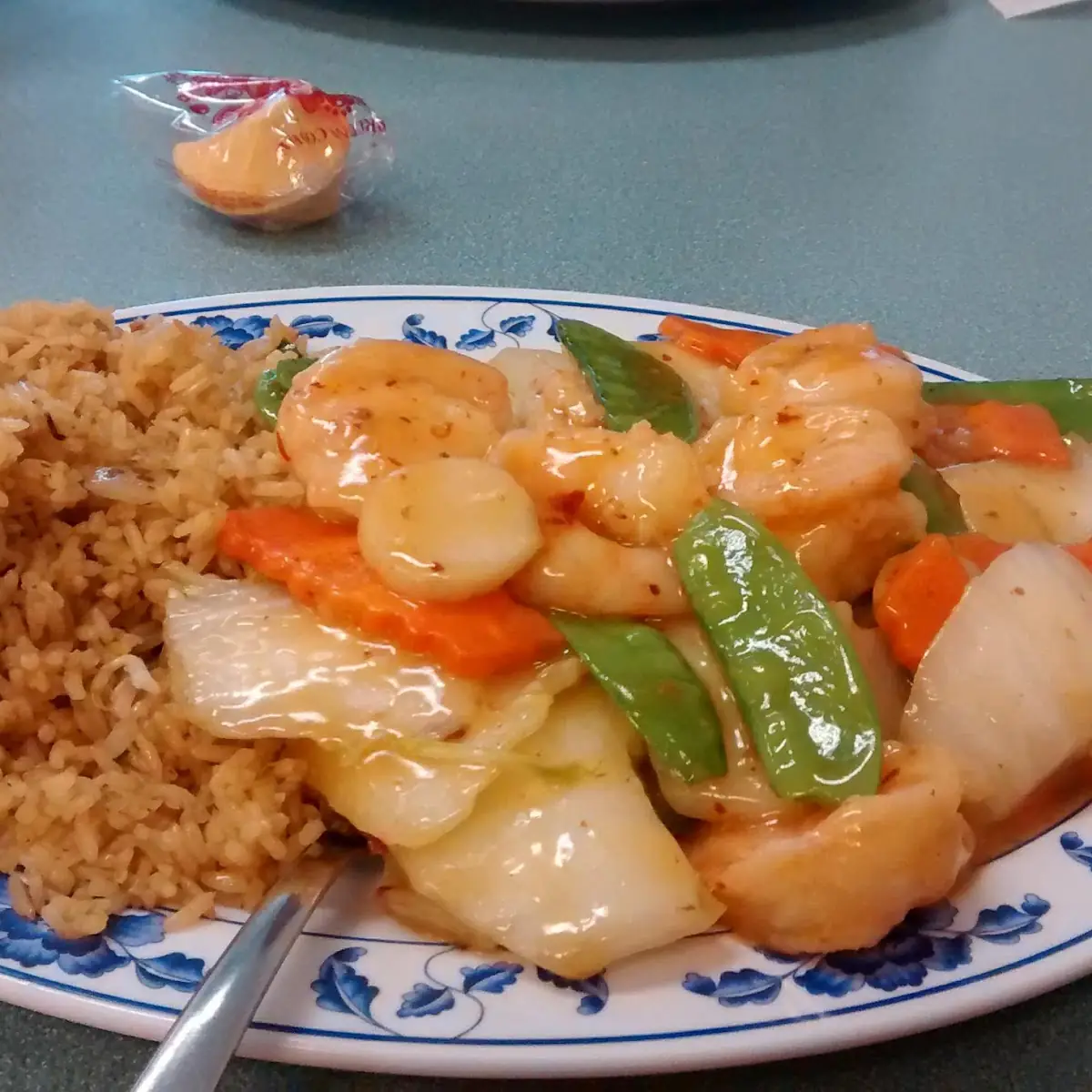 Shrimp with Chinese Vegetables