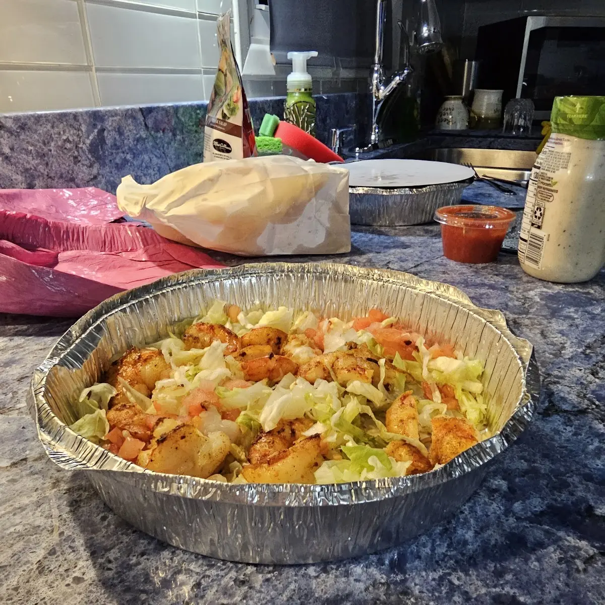 Grilled Shrimp Salad