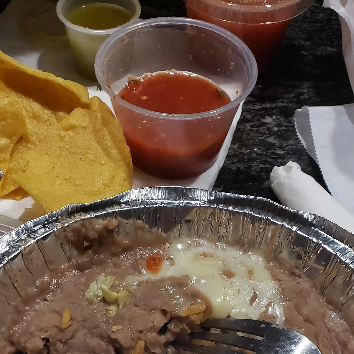 Steak Burrito Dinner