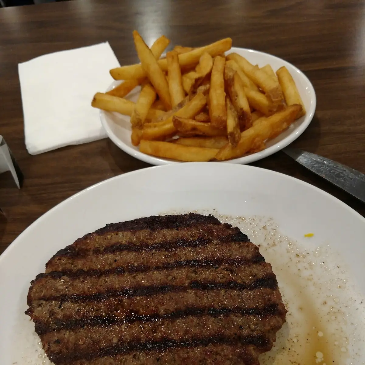 Hamburger Steak & Fries