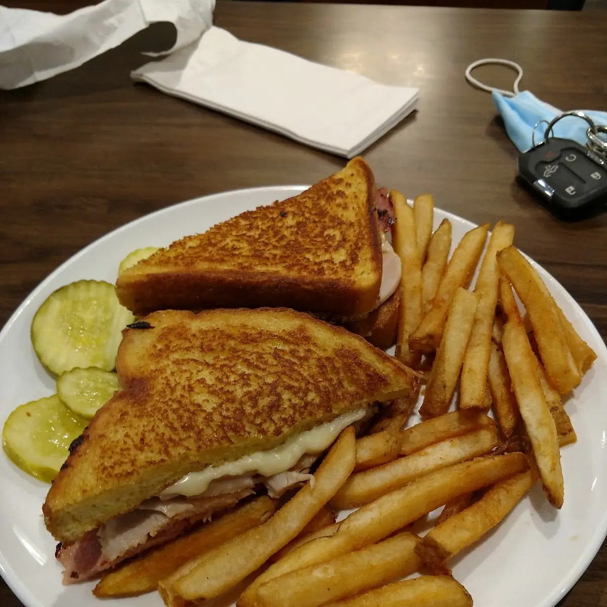 Kids Grilled Cheese with Fries