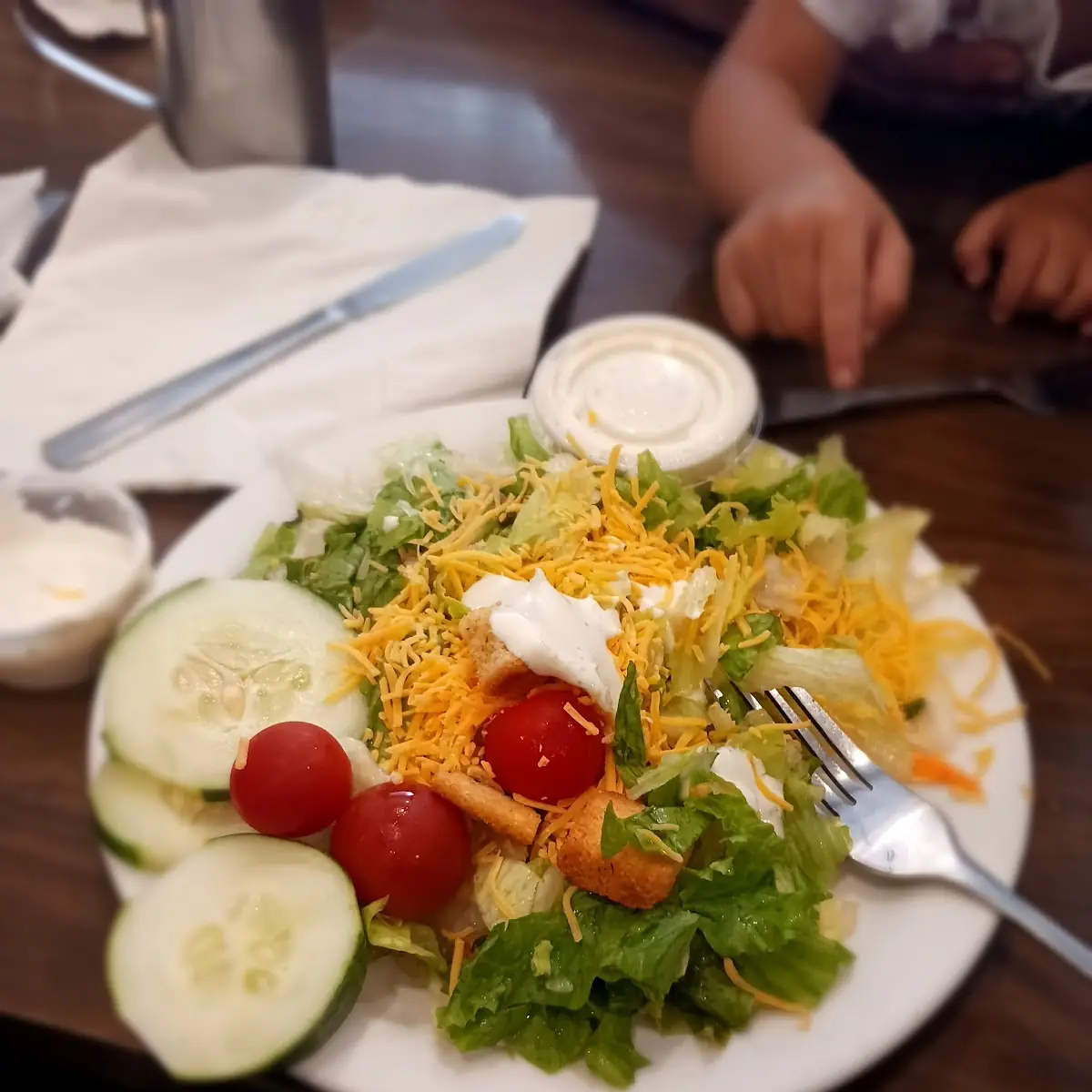 Lasagna w Side Salad