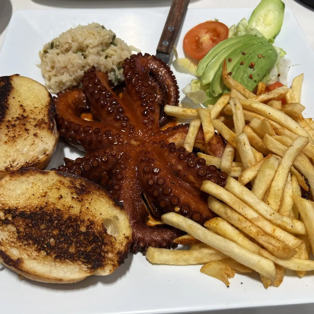 Pulpo Zarandeado
