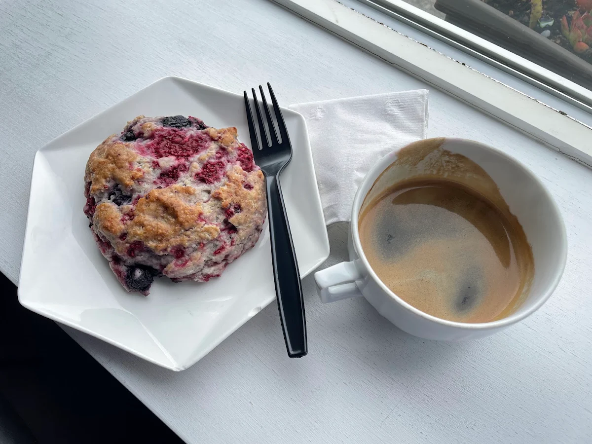 Cranberry and Blueberry Scone