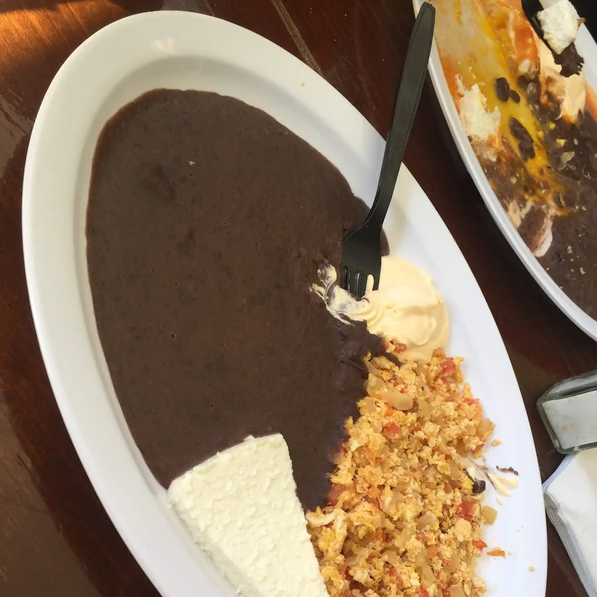 Scrambled Eggs Black Beans