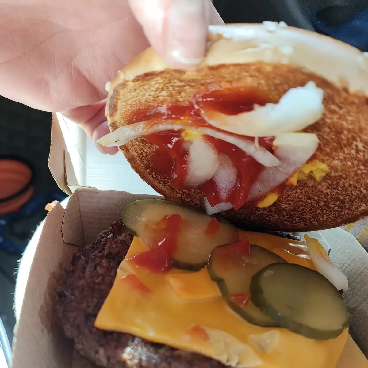 Quarter Pounder Hamburger