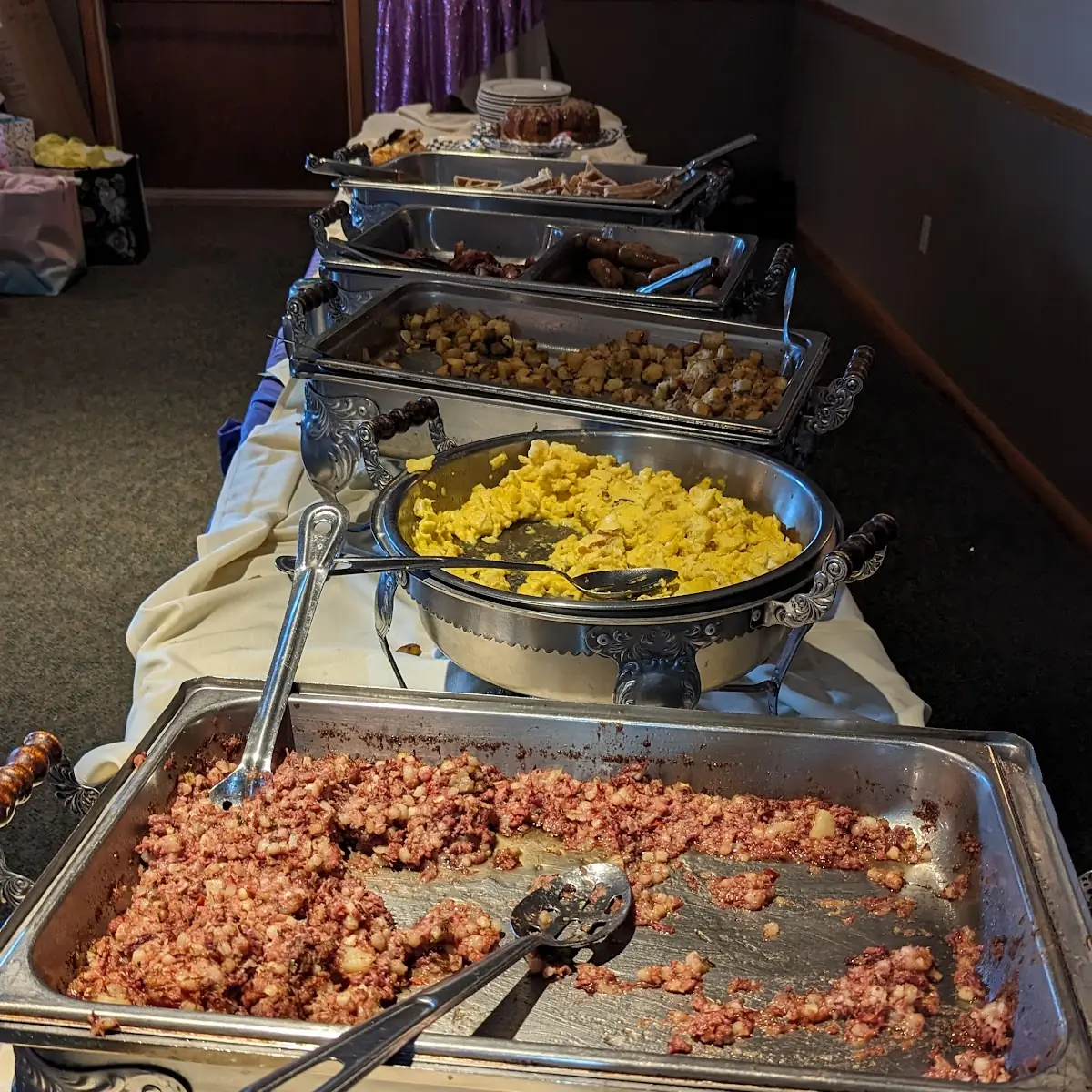 Corned Beef Hash Scrambled Eggs