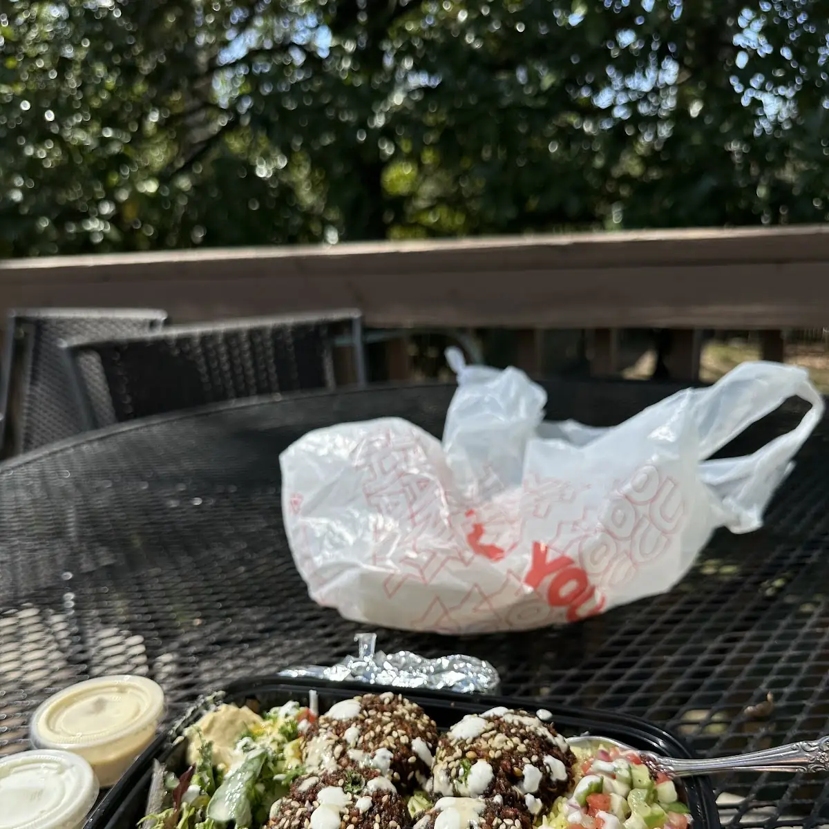 Falafel Trio Combo Salad
