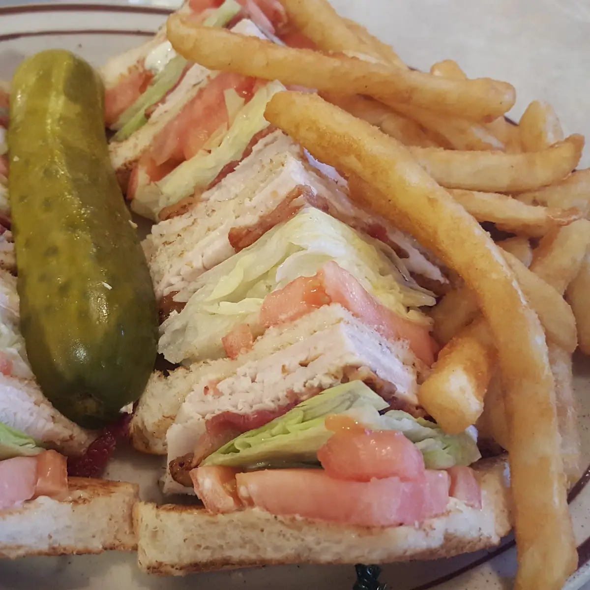 Menus Club Sandwich