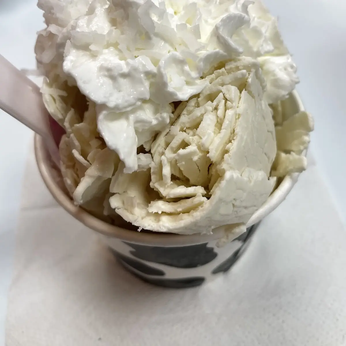 Pina Colada Rolled Ice Cream