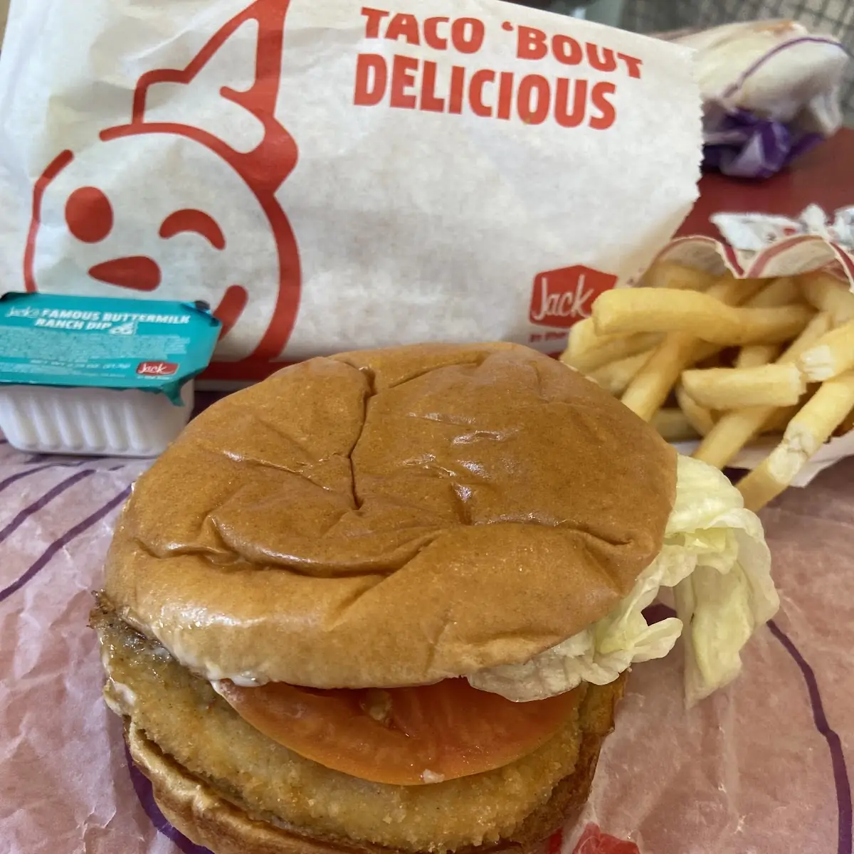 Jumbo Jack Cheeseburger