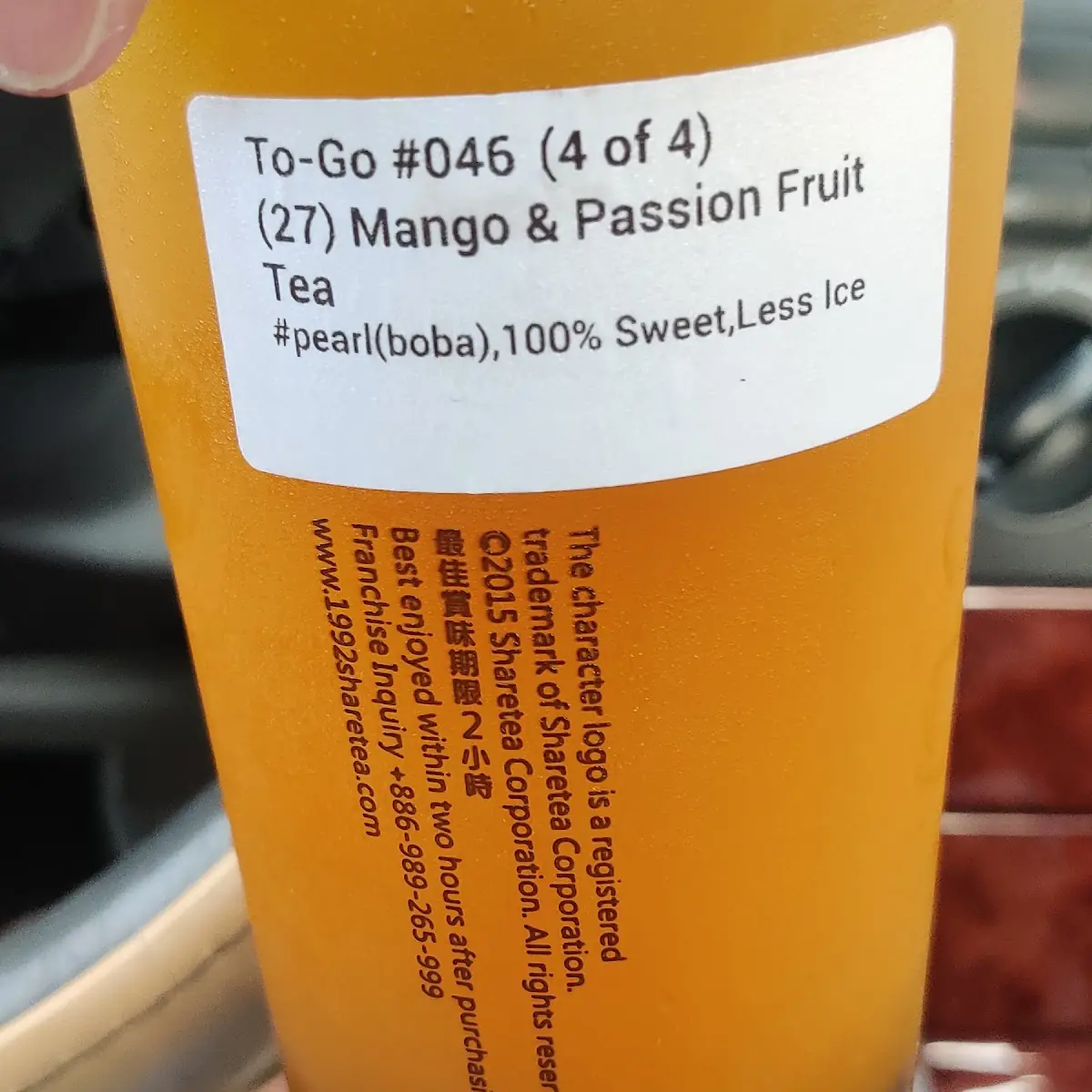 Mango and Passion Fruit Tea