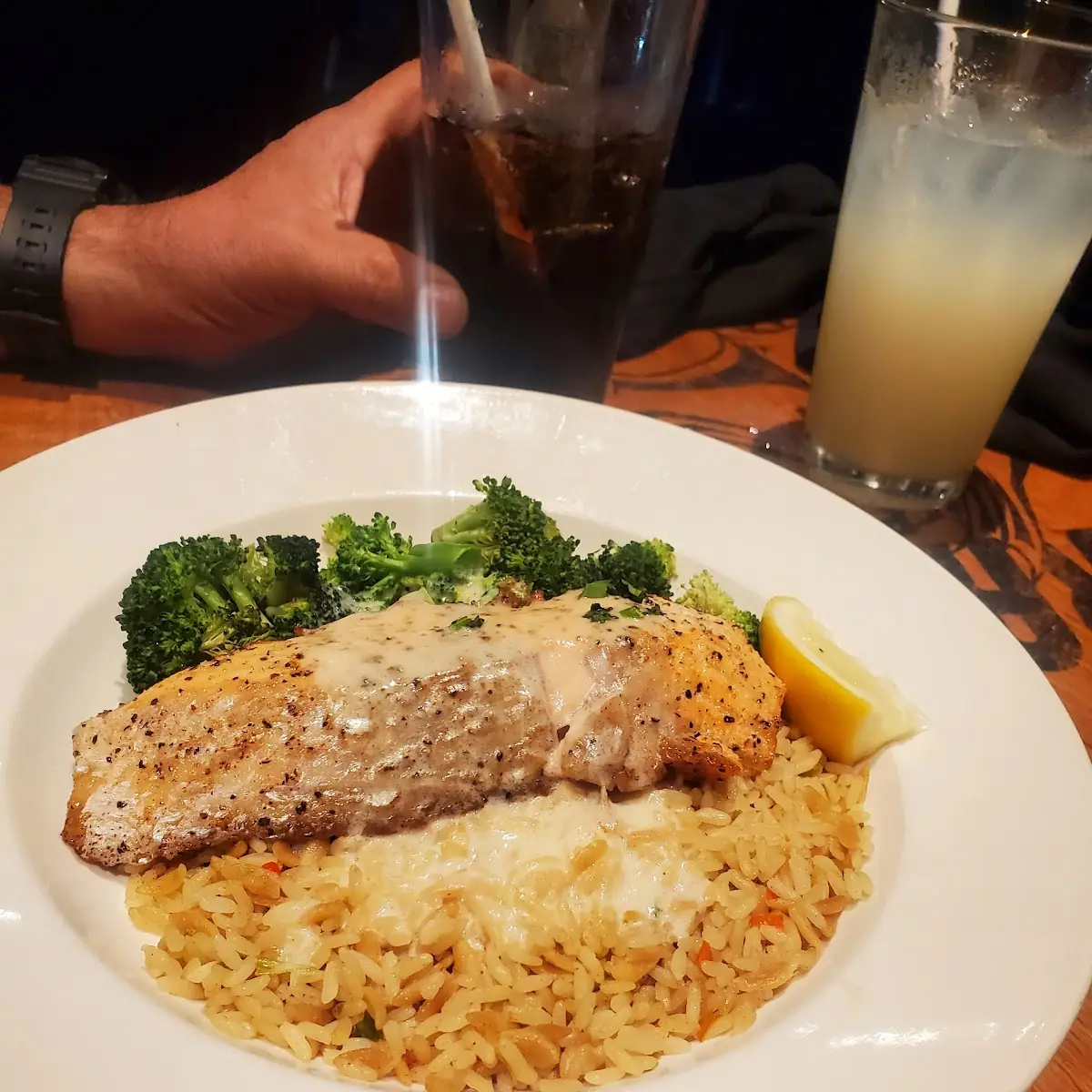 Enlightened Cherry Chipotle Glazed Salmon