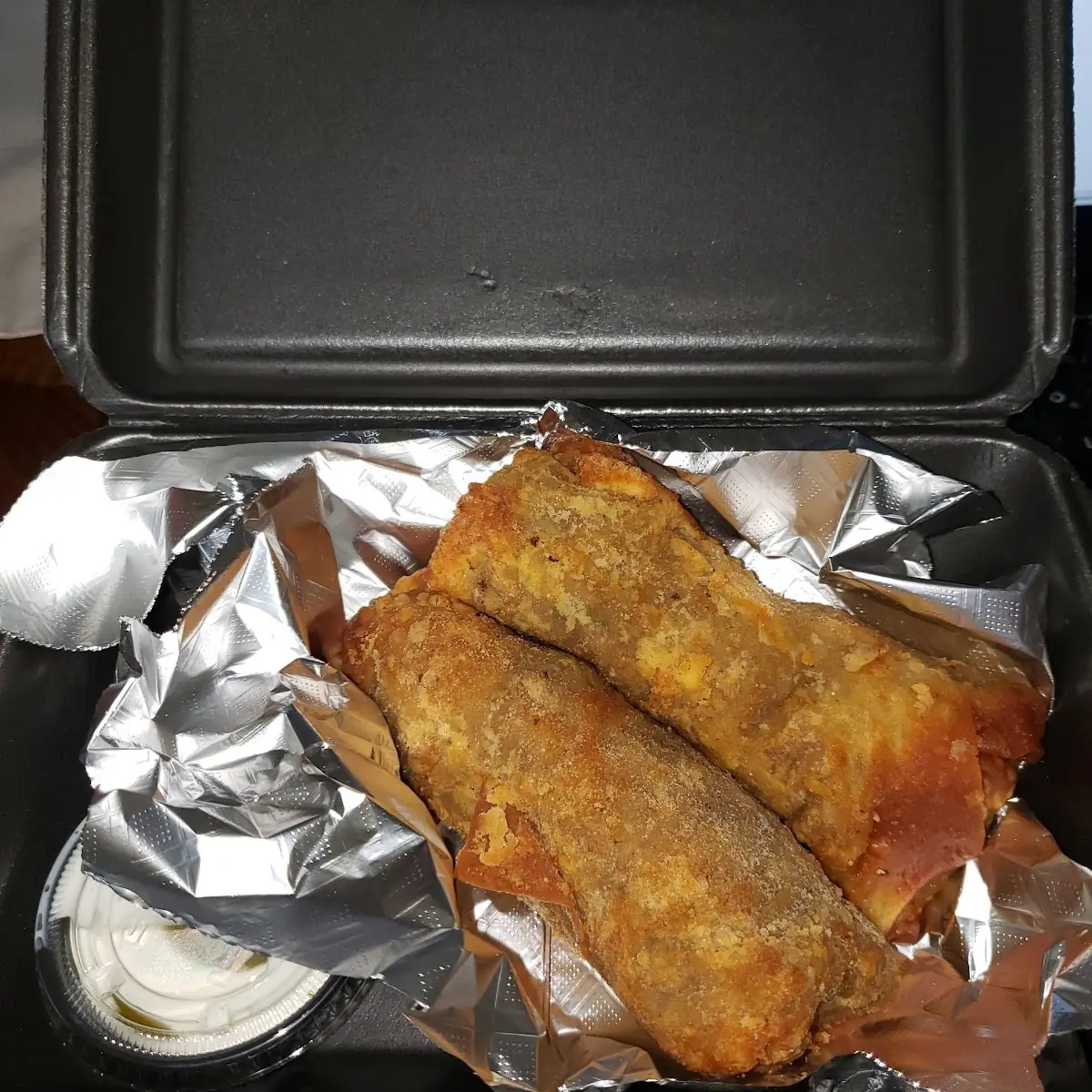 Boudin Egg Rolls