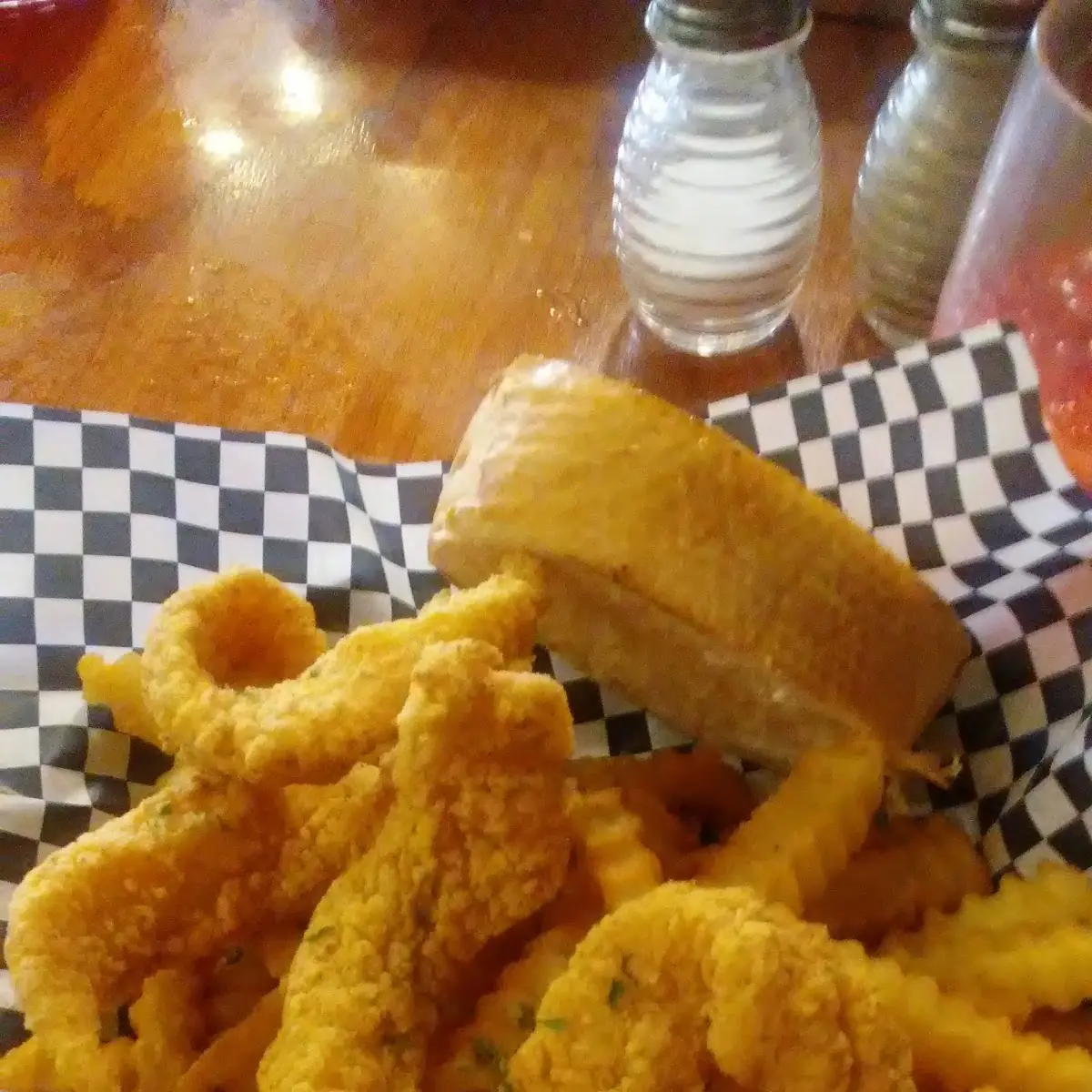 Freshly Fried Catfish with Fries