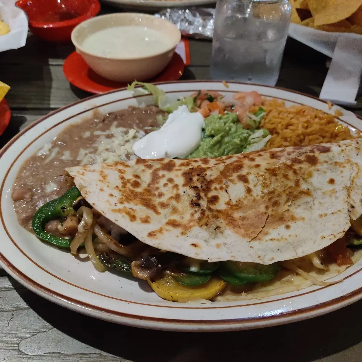 Veggie Fajita Quesadilla Mexicana