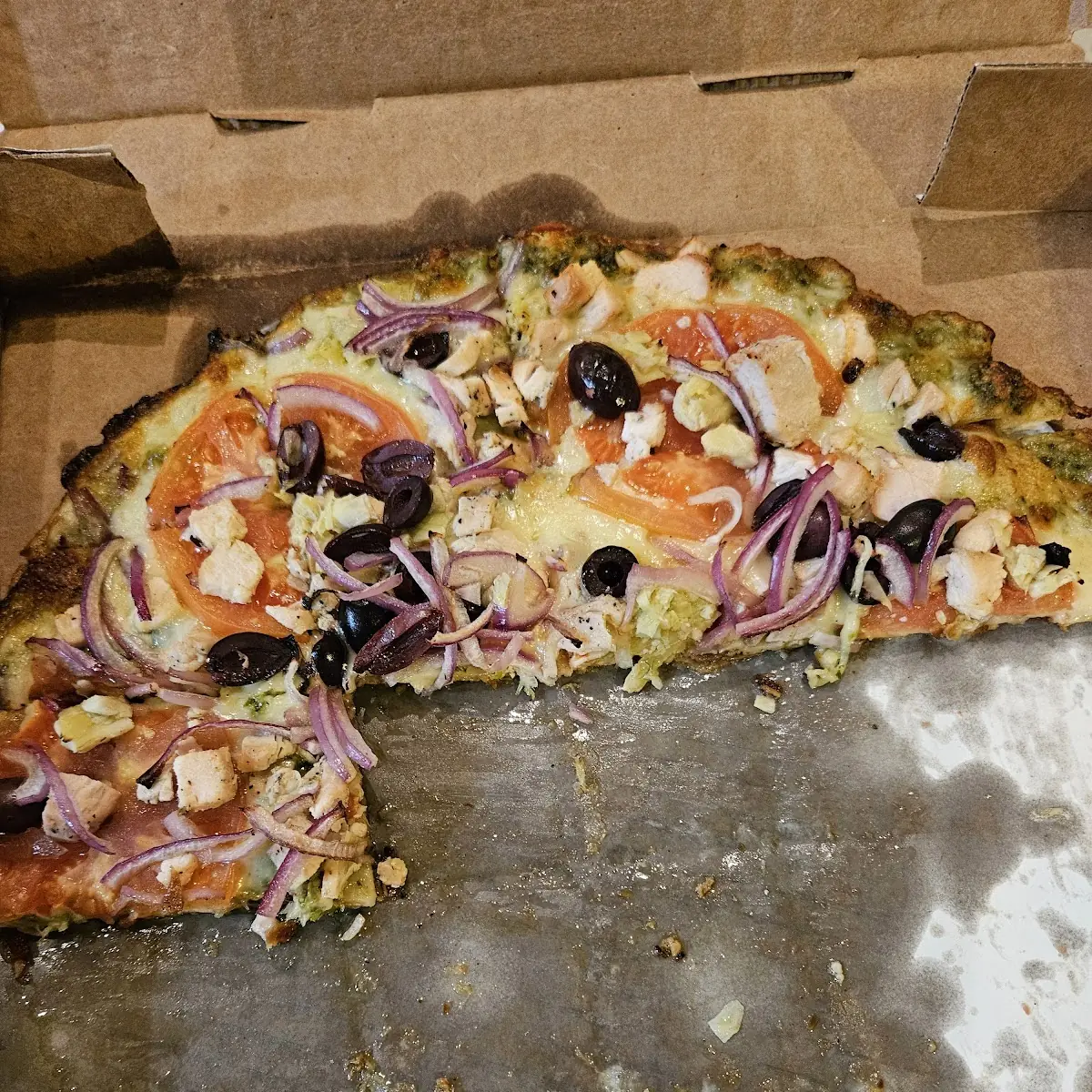 Chicken Pesto Pizza