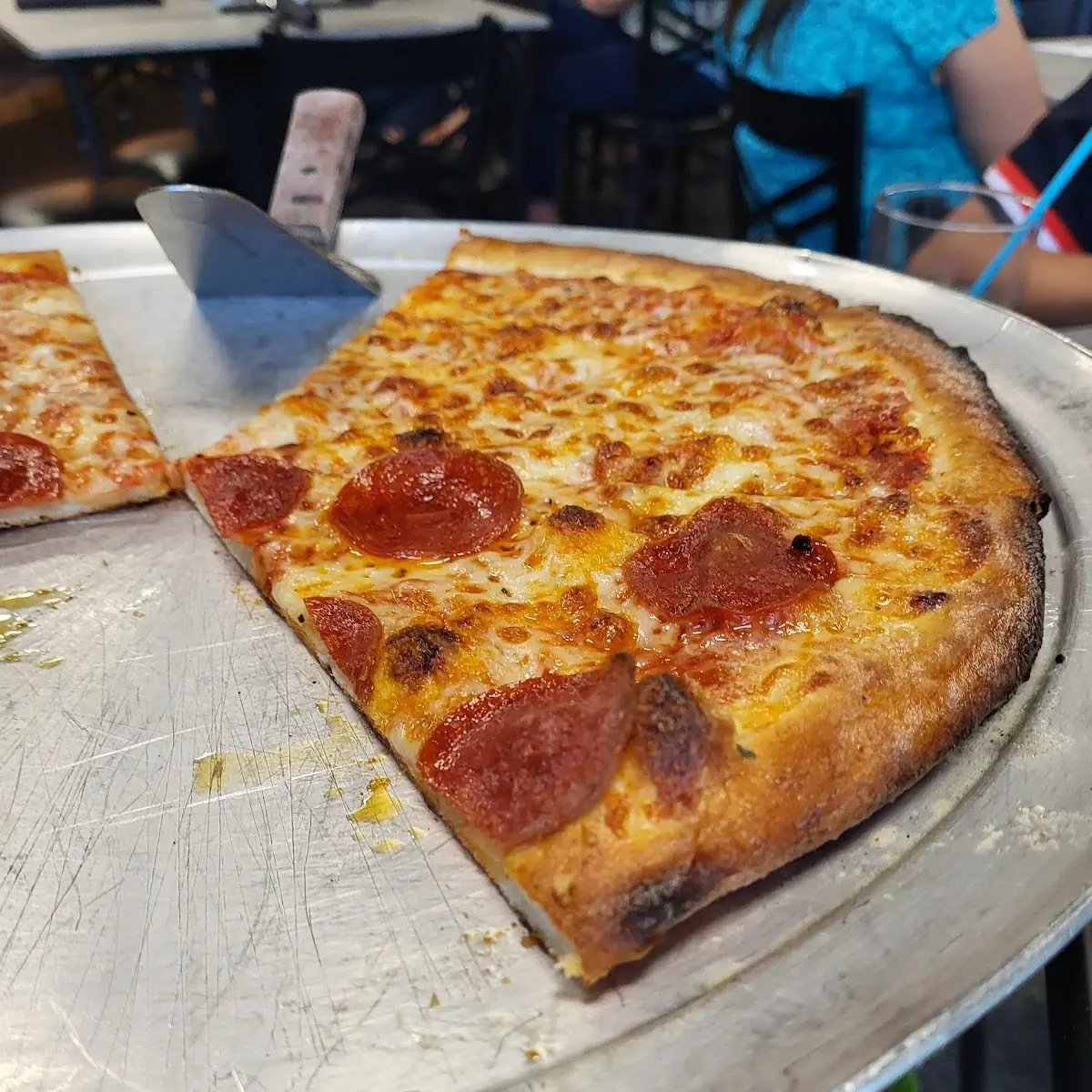 Half Cheese and Pepperoni Pizza