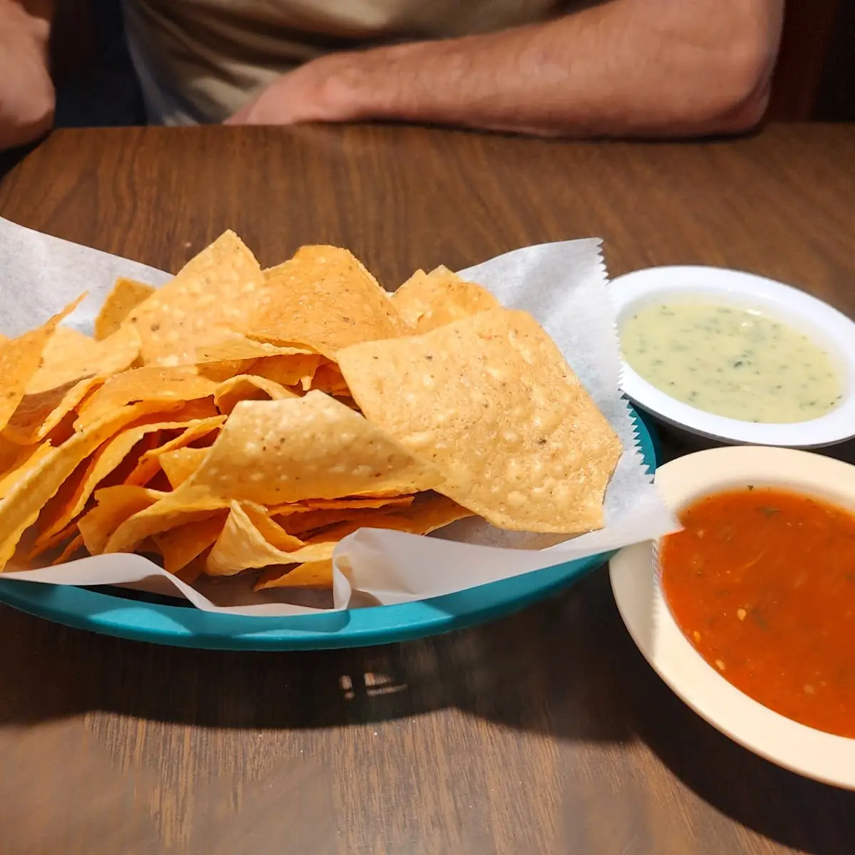 Appetizer Chips and Salsa Verde