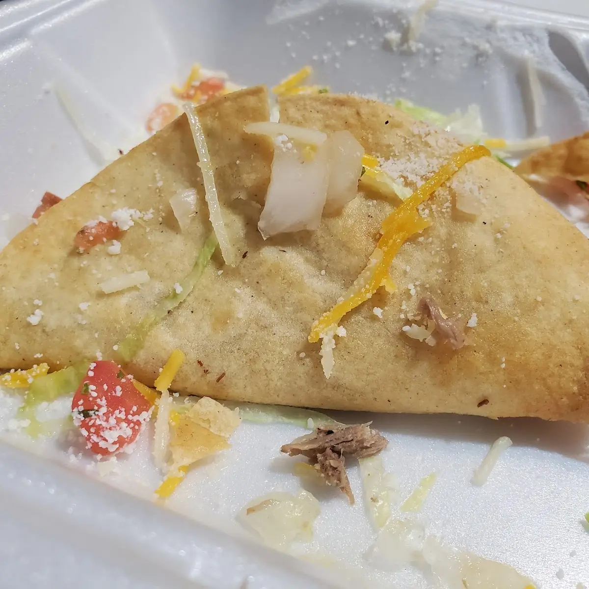 Mini taco chorizo