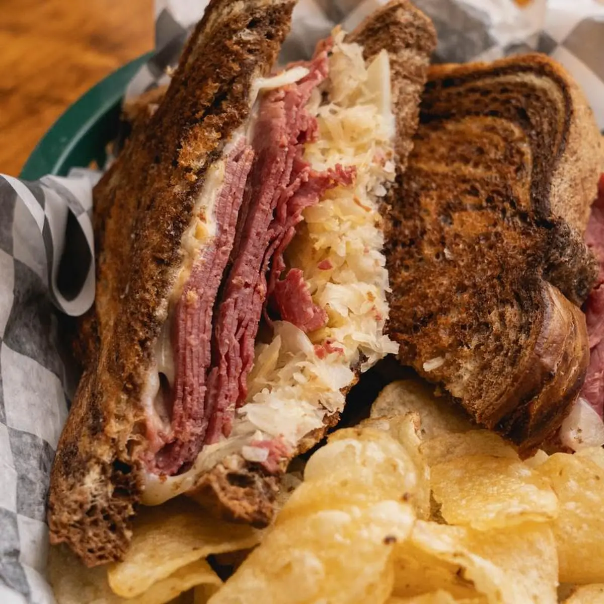 Corned Beef Sandwich & Fries