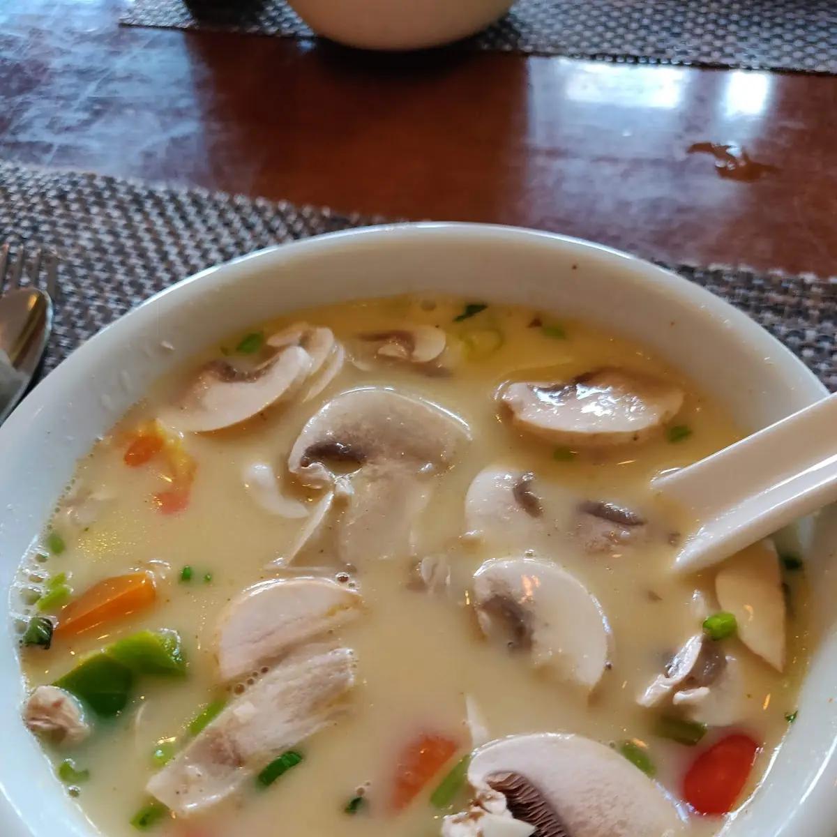 Chicken Soup with Coconut Tom Kha Gai