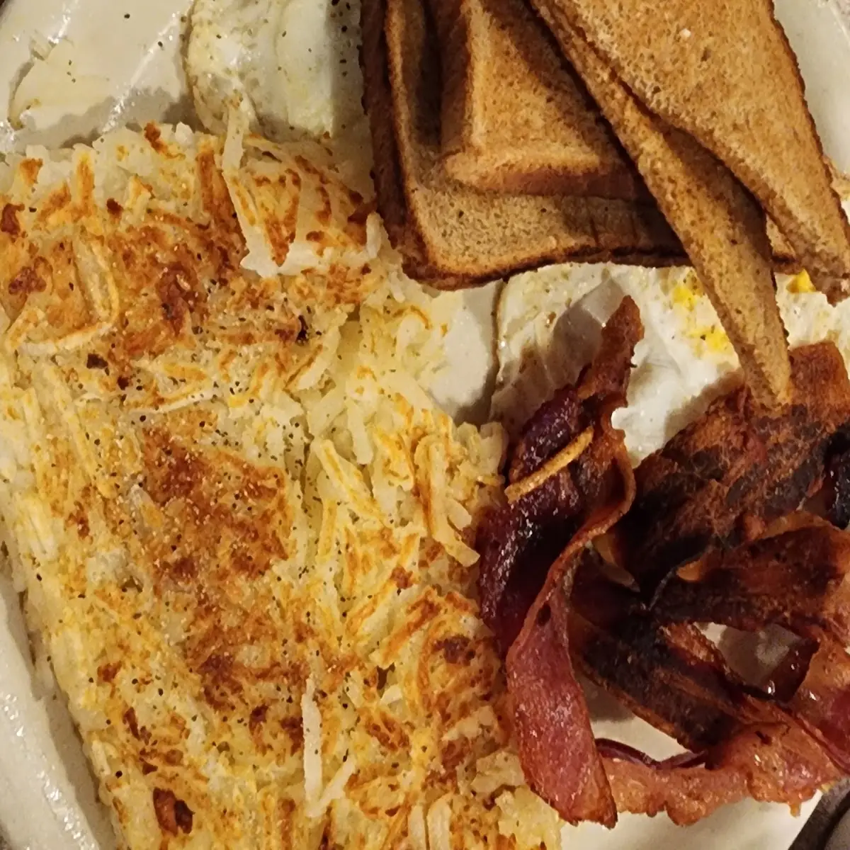 Bacon Eggs and Hashbrowns