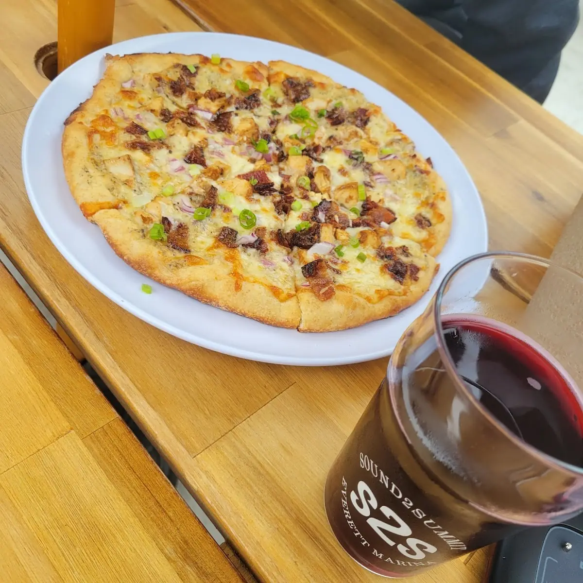 Chicken Bacon Ranch Pizza