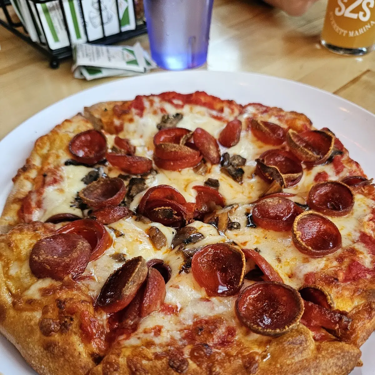Pepperoni and Mushroom Pizza