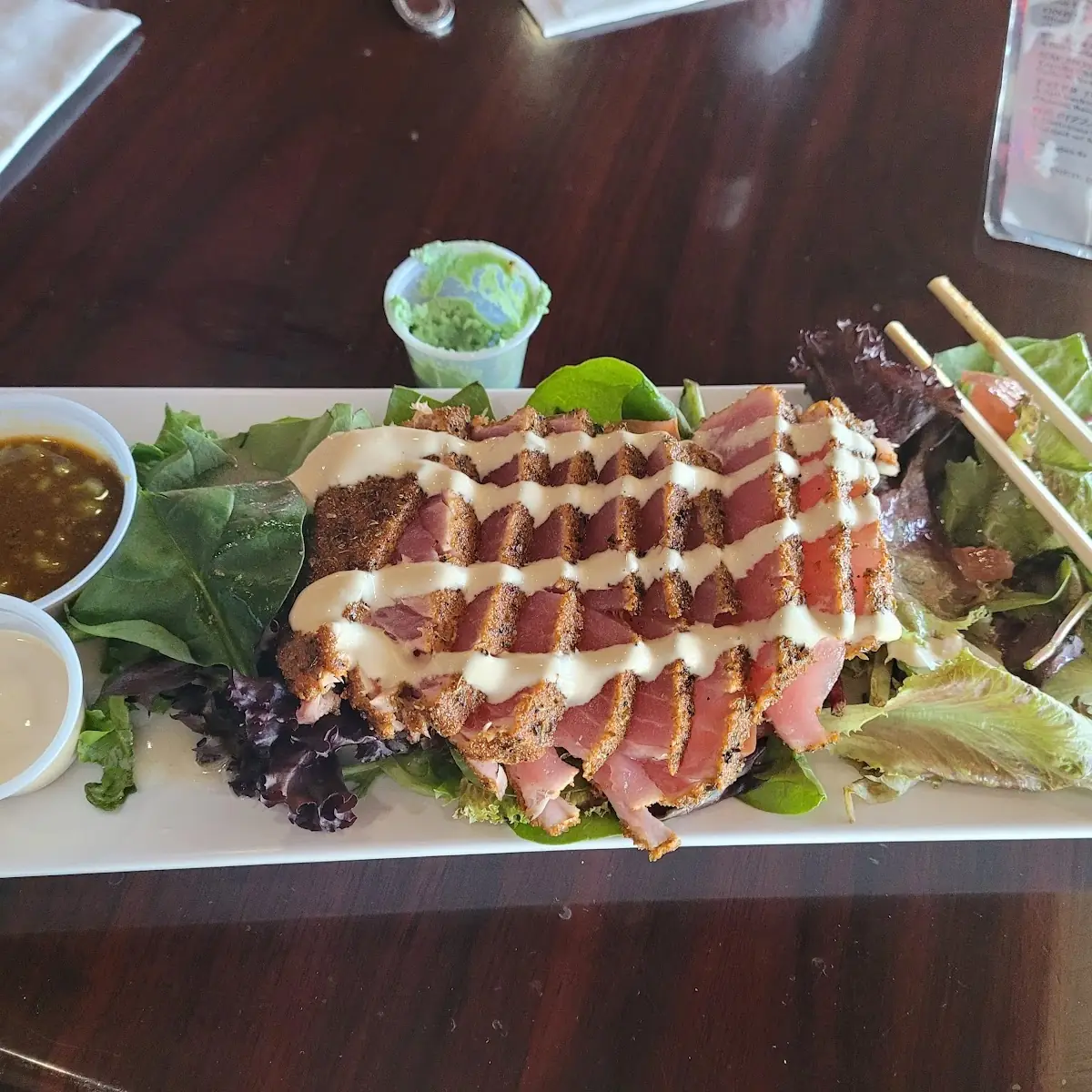 Seared Ahi Tuna Appetizer Platter