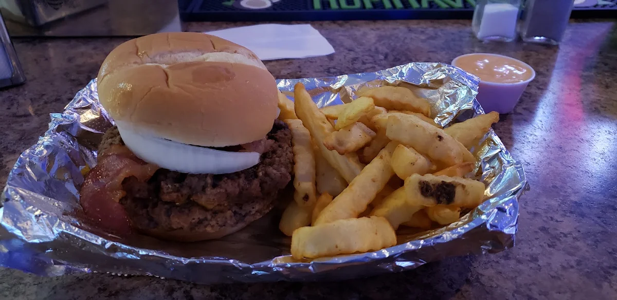 Double Cheeseburger and Fries