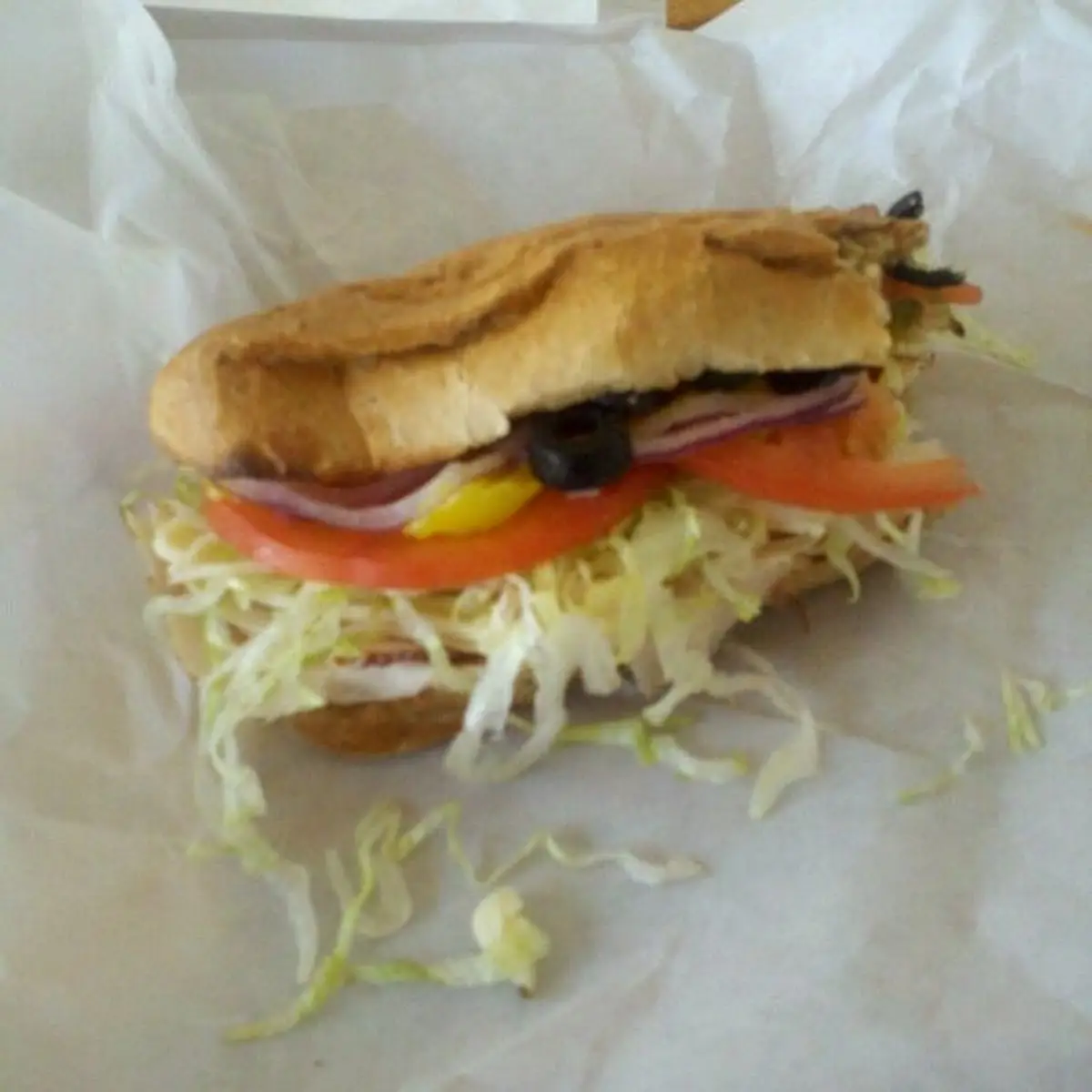 Toasted Ham and Cheese Sub