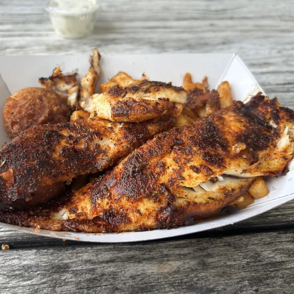 Blackened Fish Basket