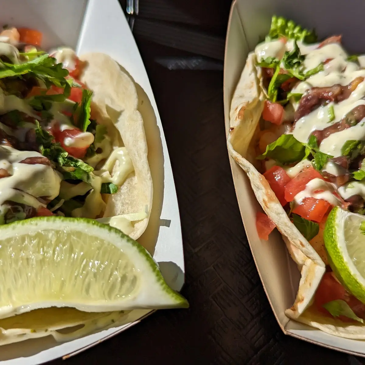 Shrimp Tacos Chicken Tacos