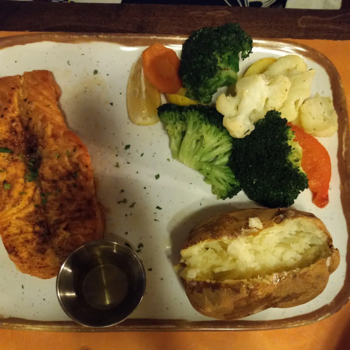 Broiled Salmon