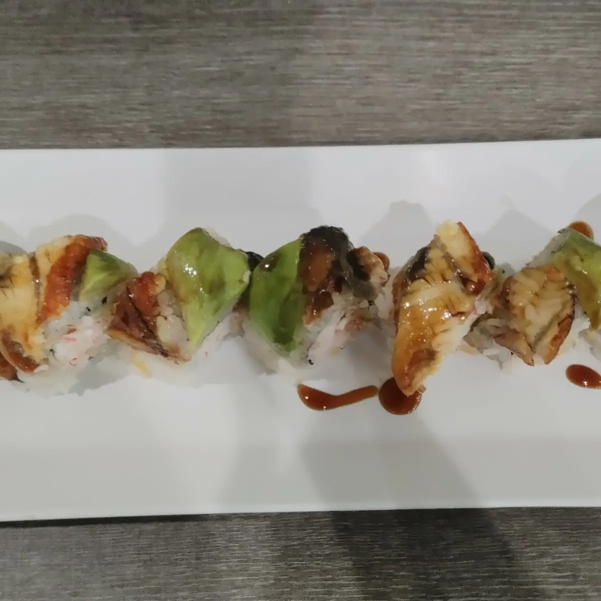 Eel & Avocado Rolling Rock