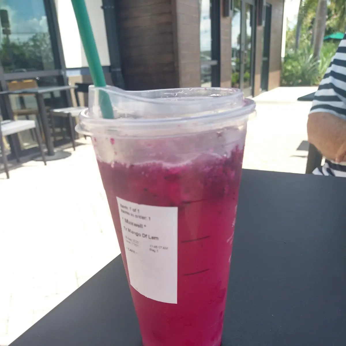 Mango Dragonfruit Lemonade Starbucks Refreshers Beverage