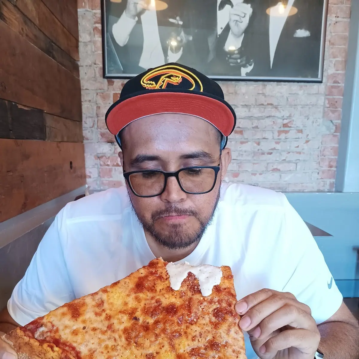 Huge Cheese Pizza Slice