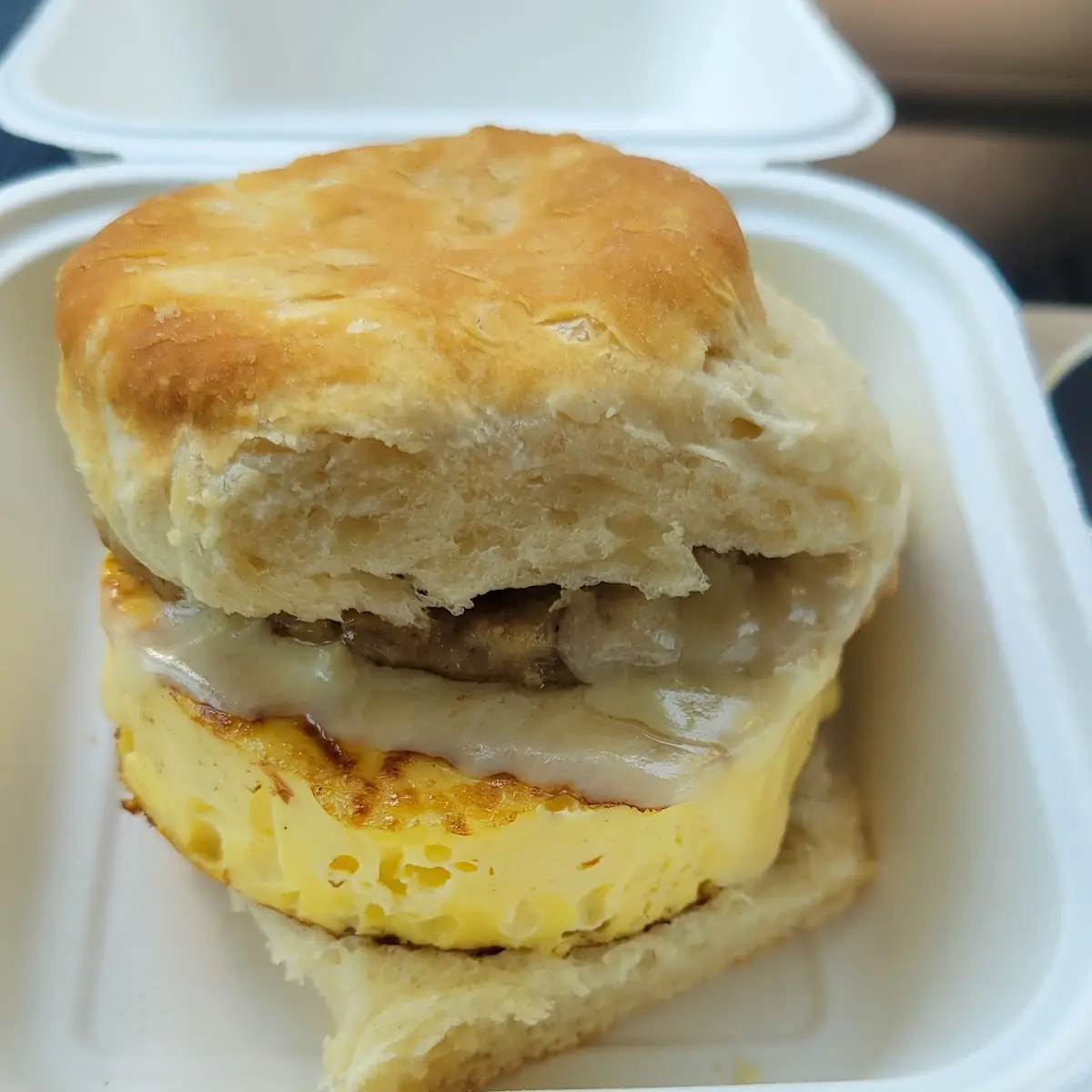 Sausage Egg Cheese Sandwich