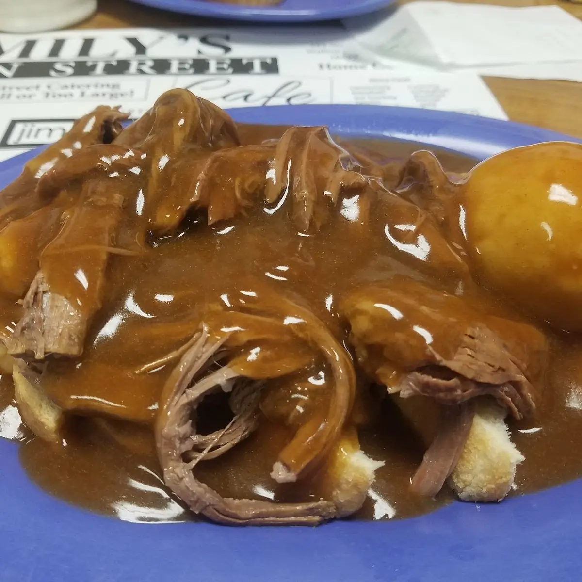 Open Faced Roast Beef