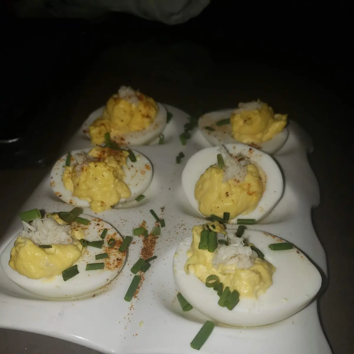 Truffled Deviled Eggs