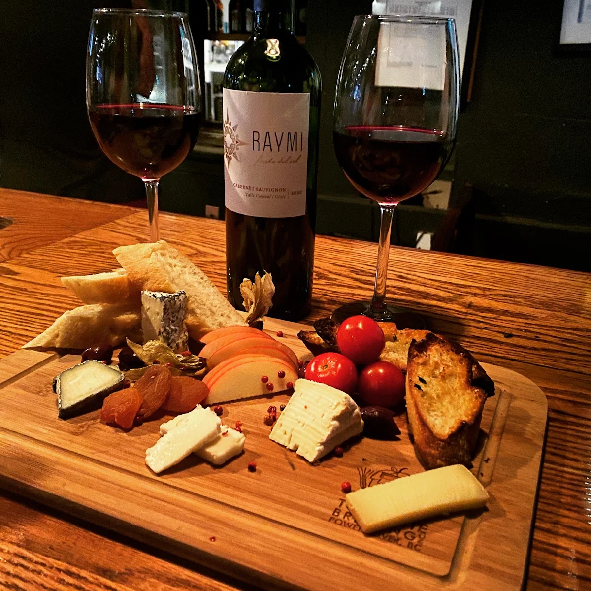 Wine and Cheese, Forest Bistro & Lounge