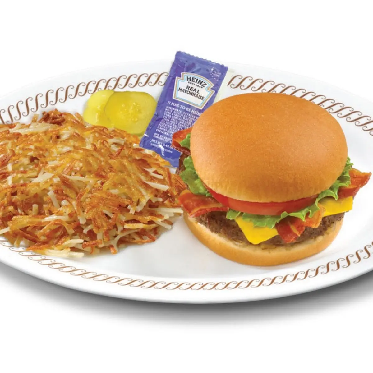 Baeon Angus Cheeseburger Deluxe Plate