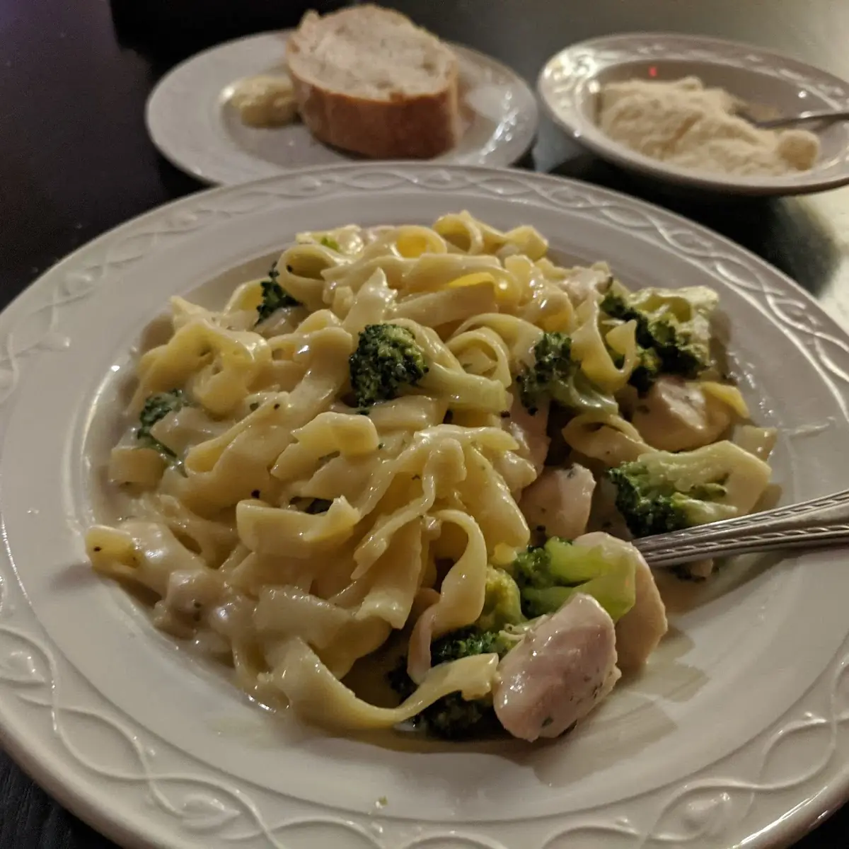 Half Fettuccine Alfredo
