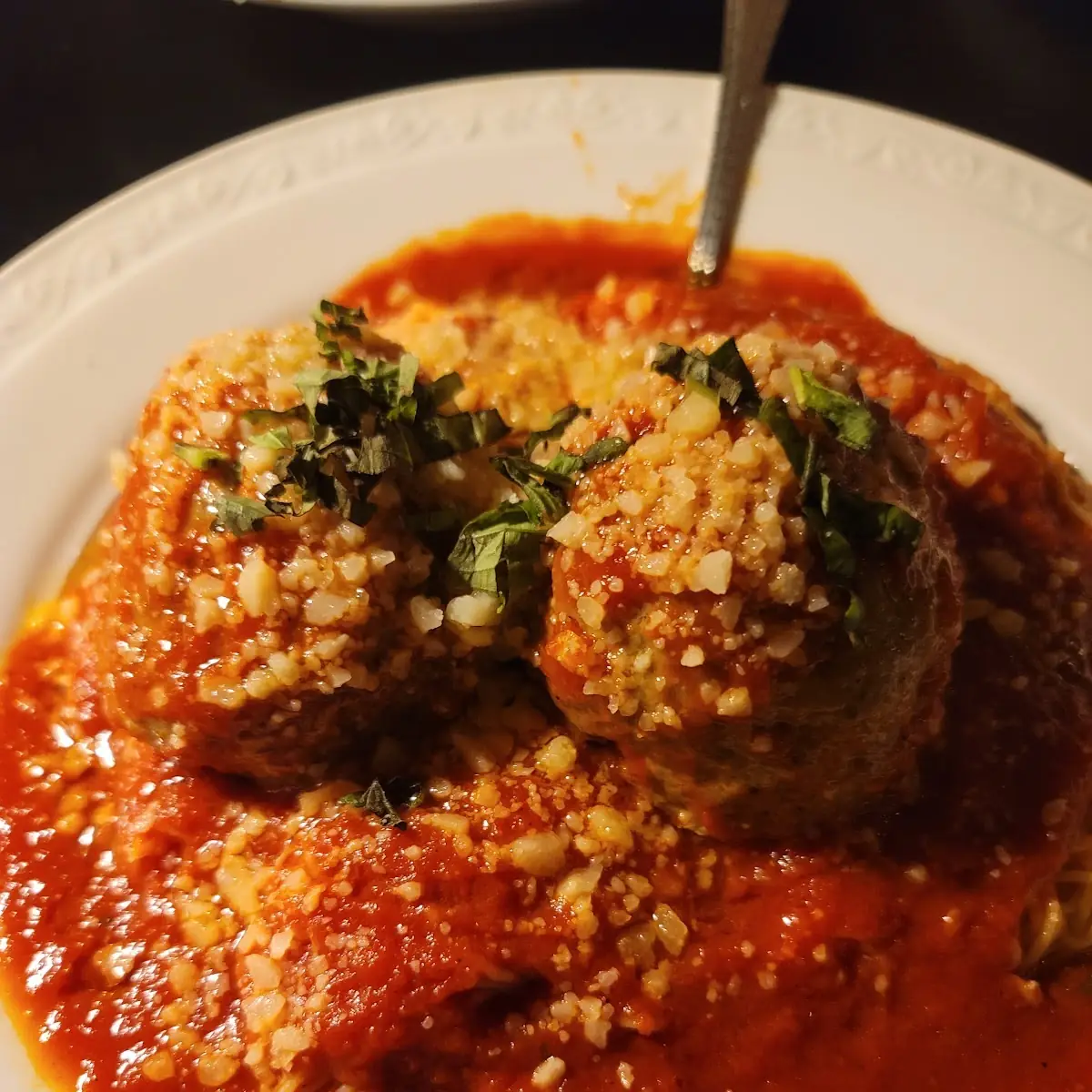 Prime Rib Meatballs Stuffed with Cheese