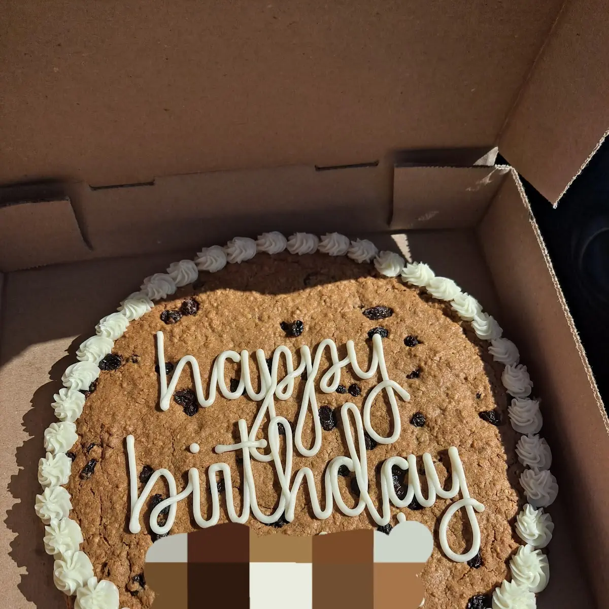 Oatmeal Raisin Cookie Cake 12