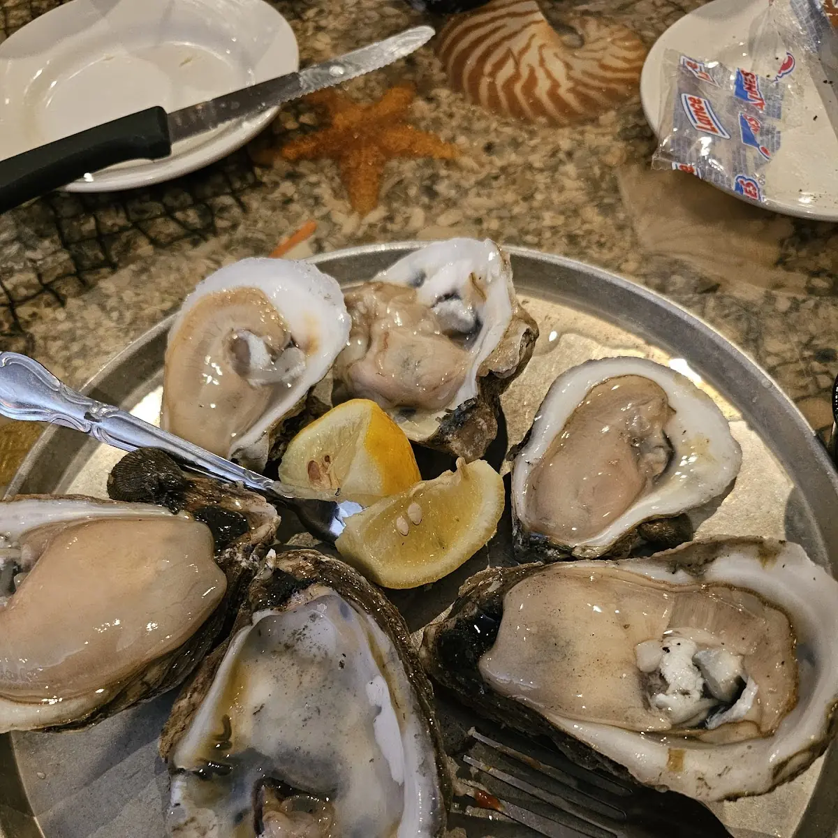 Steamed Oysters on the Half Shell